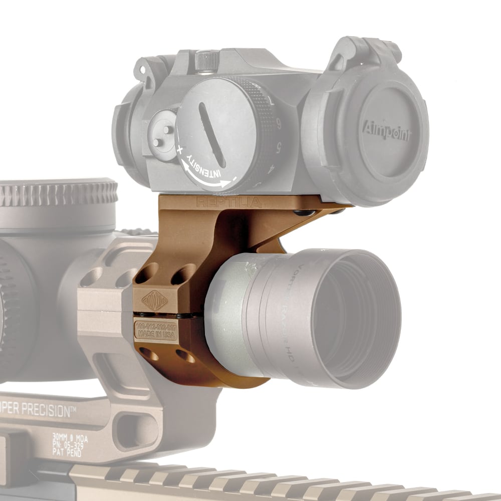 Unknown Reptilia ROF-SAR Aimpoint Micro Red Dot Mount for 30MM Scopes - Flat Dark Earth (Color: Flat Dark Earth)