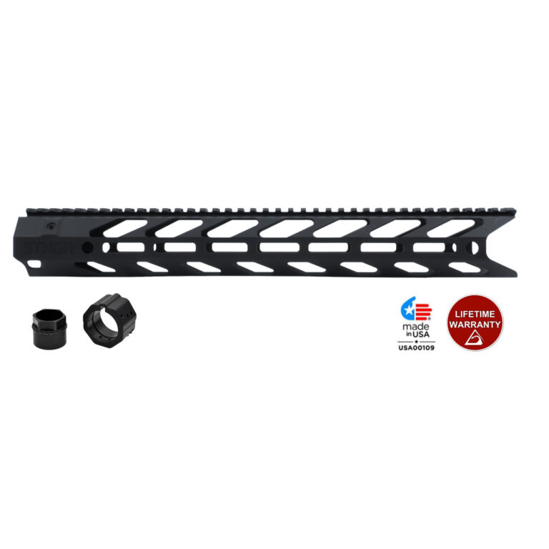 STNGR HWK XL® Free Float Supressor Ready AR-15 Handguard – M-LOK – 2 Lengths Available