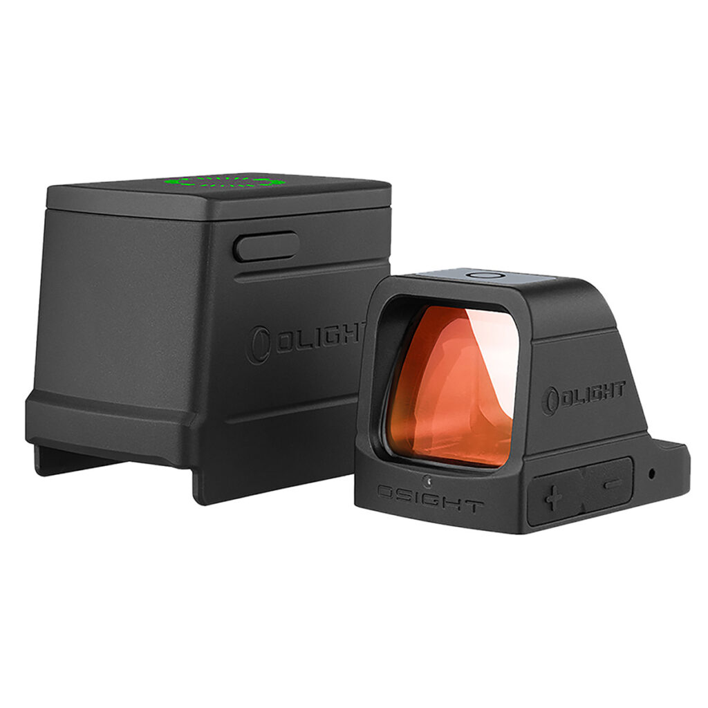 Osight Open Reflex Red Dot Sight - RMR Footprint - 3 MOA - Rechargeable - 2 Reticle Colors