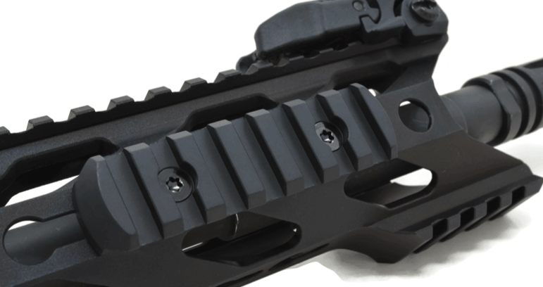 Key Mod 7 Slot Picatinny Rail Section (37-D7A0-LR0L) | Stngr USA