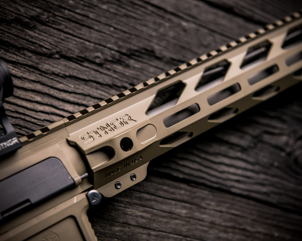 VYPR M Lok Free Float Handguard 15" FDE - AR15/M4 (15VM-FDE) | Stngr USA