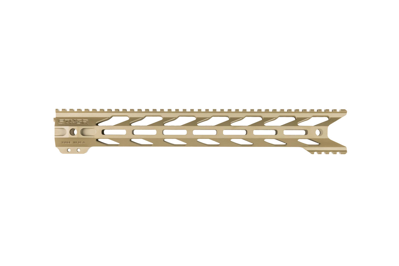 HWK M Lok Free Float Handguard FDE 15 inches - AR15/M4 (15HM-FDE) | Stngr USA