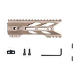 HWK M-Lok Free Float Handguard 7 inches - AR15/M4 (7HM-FDE) | Stngr USA