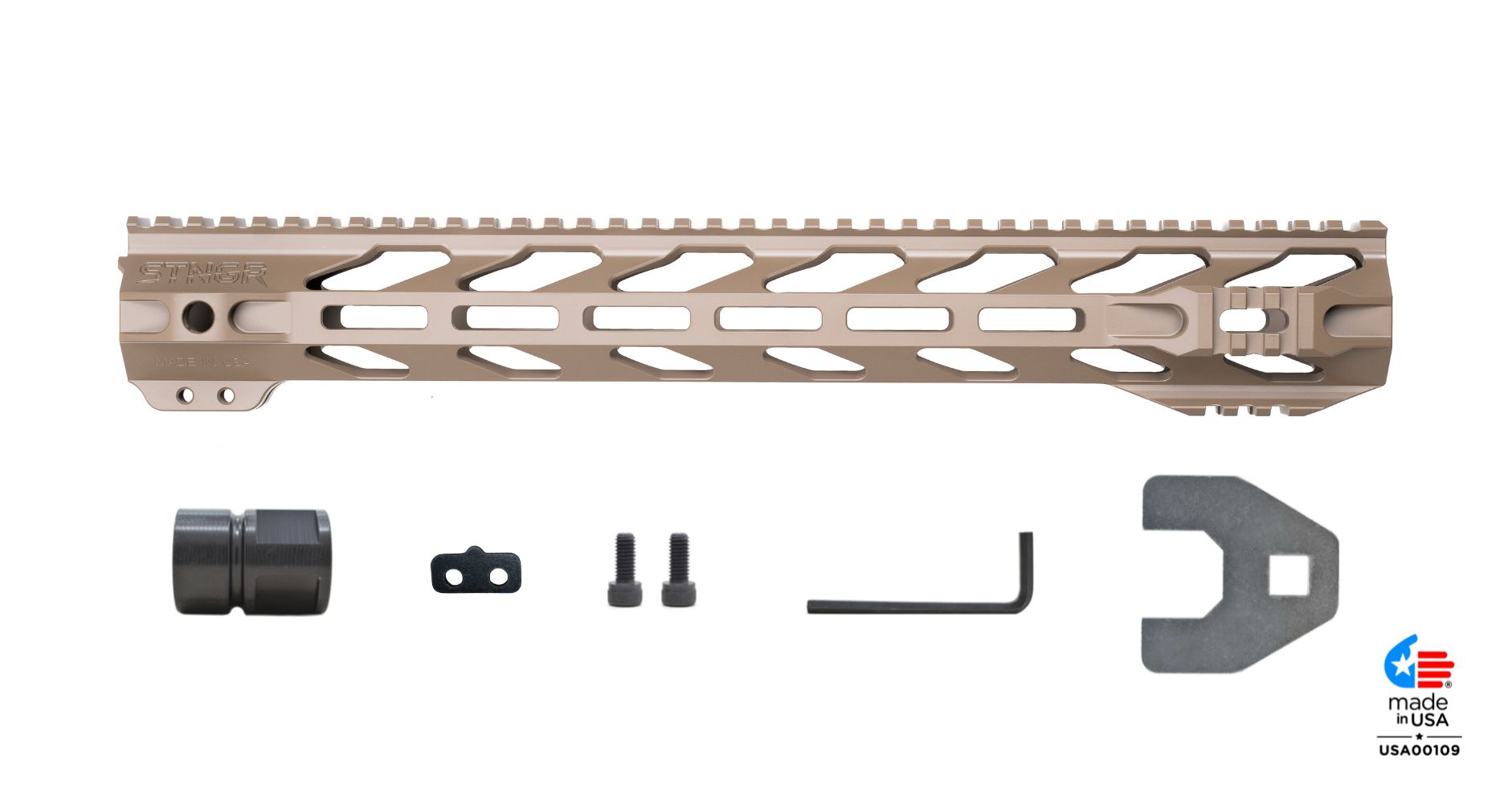 RPTR® M-Lok Free Float Handguard 15" - AR15/M4