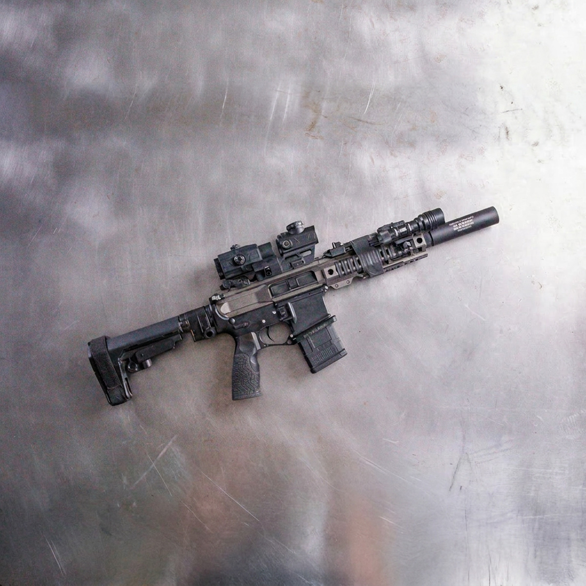 “Backseat” CQB .300 Blackout 7.5″ AR-15 Pistol – Team Dream Build