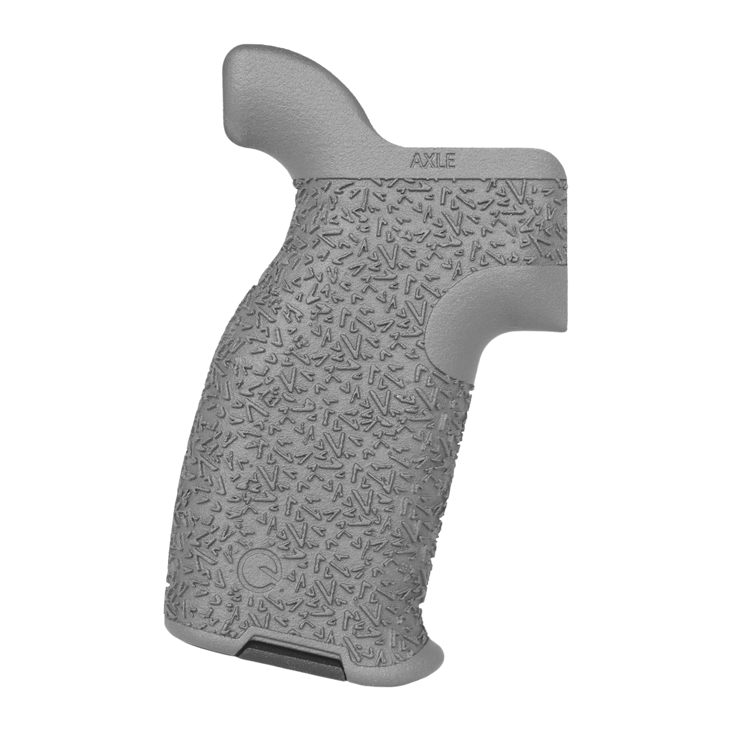 Unknown Emissary Axle Compact AR-15 Pistol Grip with Aggressive Texture - Gray (Color: Gray)