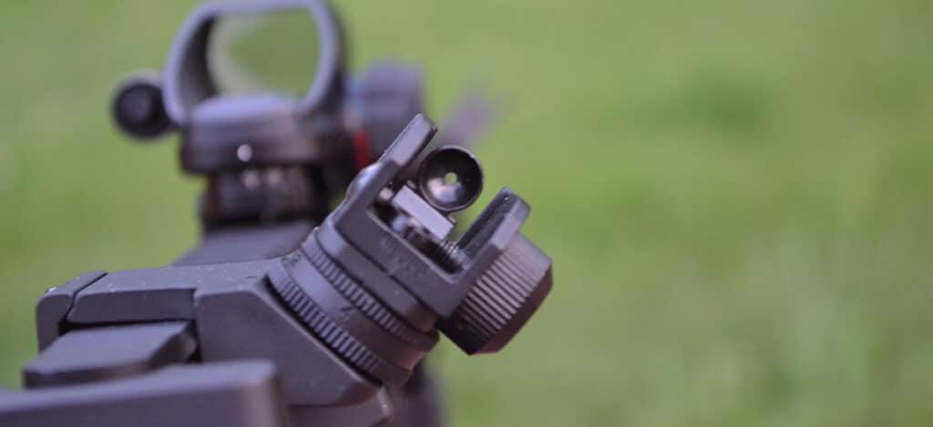 45 Degree AR 15 Offset Iron Sights by AT3