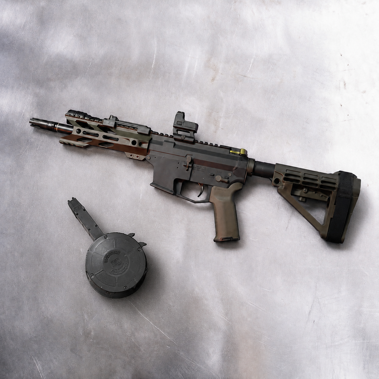 “Rucksack” Compact 9mm 8.3″ AR-9 Pistol – Team Dream Build
