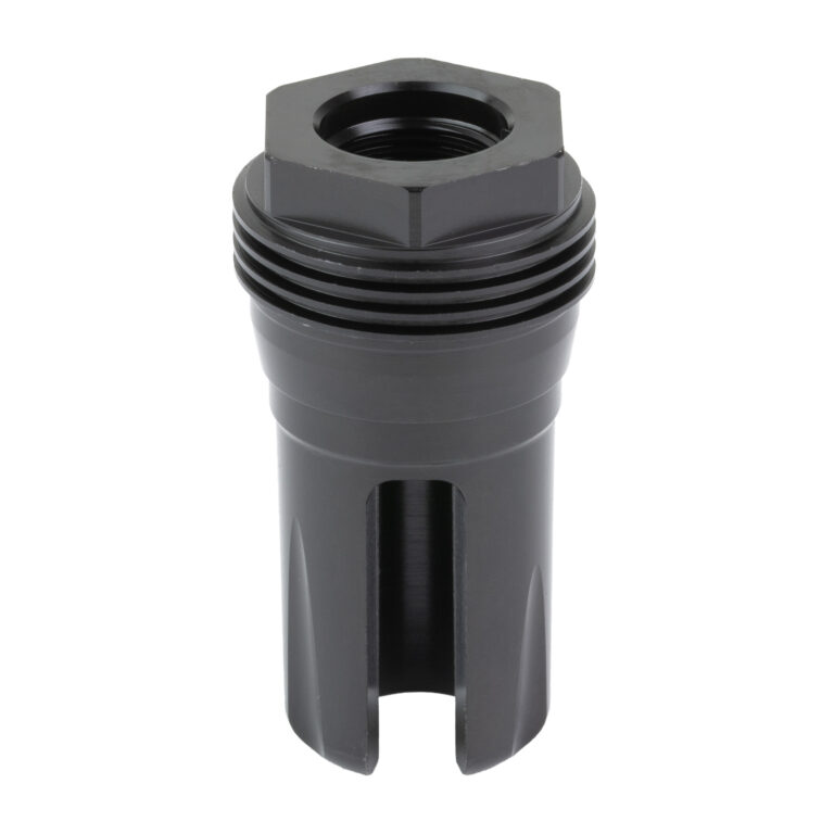 Advanced Armament Corp Blackout 3 Prong Flash Hider - .223/5.56 - 1/2x28 - 1X16LH Taper Mount