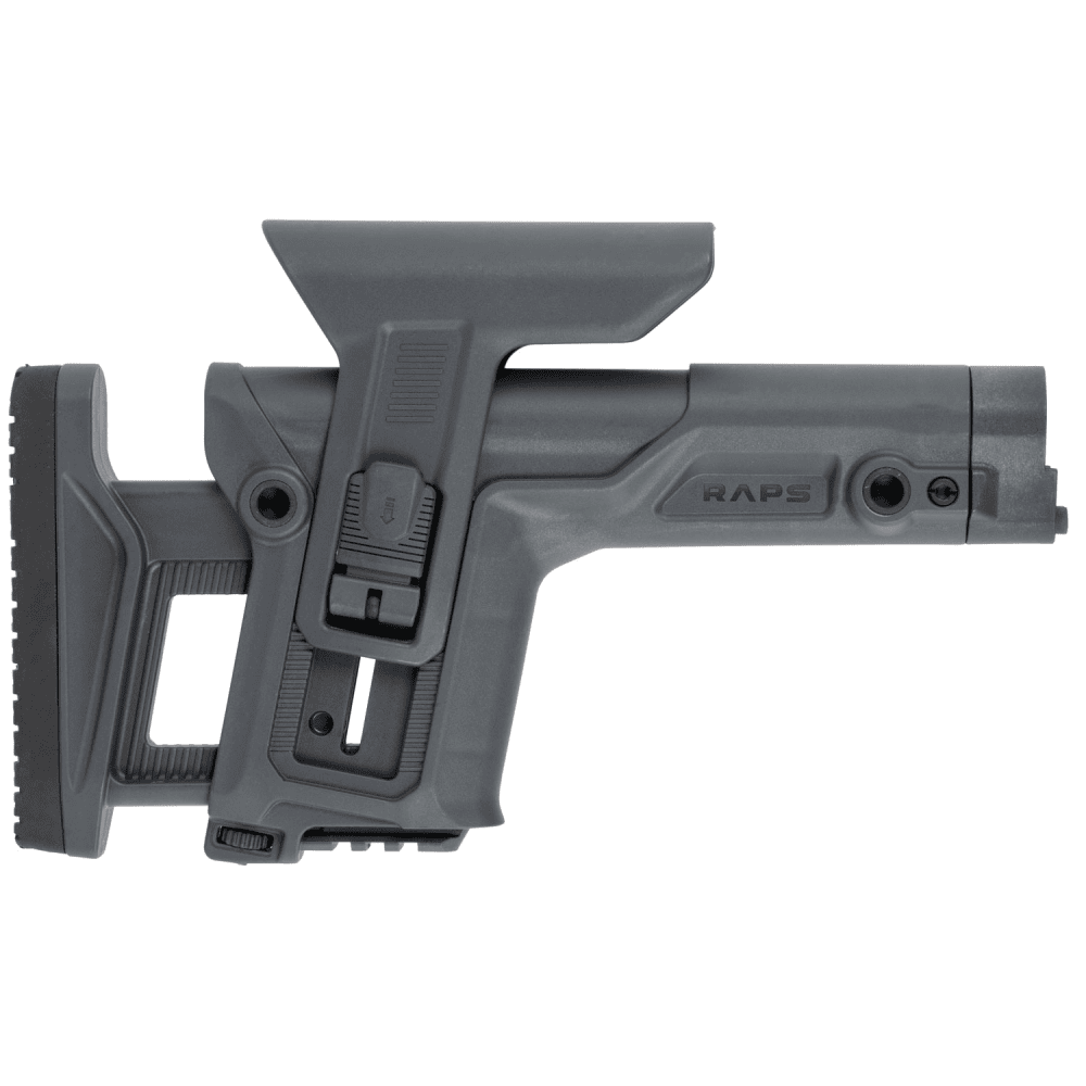 Unknown FAB Defense RAPS AR-15 Buttstock - Rapid Adjustment Precision Stock - Gray (Color: Gray)