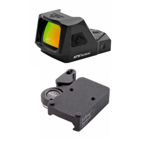 AT3 Tactical ACE Pistol 3 MOA Red Dot Sight - 2 Dot Colors - LaRue Ultra Low QD Picatinny Mount Kit