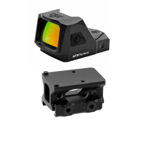 AT3 Tactical ACE Pistol 3 MOA Red Dot Sight - 2 Dot Colors - UTG Super Slim Absolute Cowitness Picatinny Mount Kit