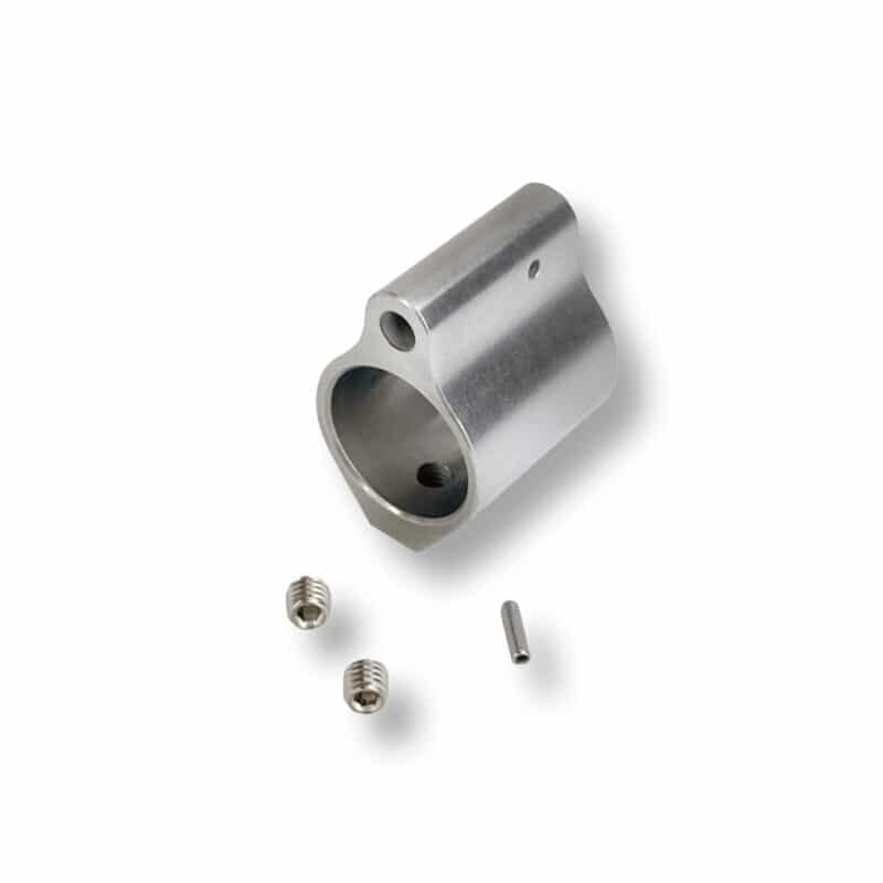 AT3™ AR-10/AR-15 Low Profile Stainless Steel Gas Block - .750" Set Screw - (DISCONTINUED)