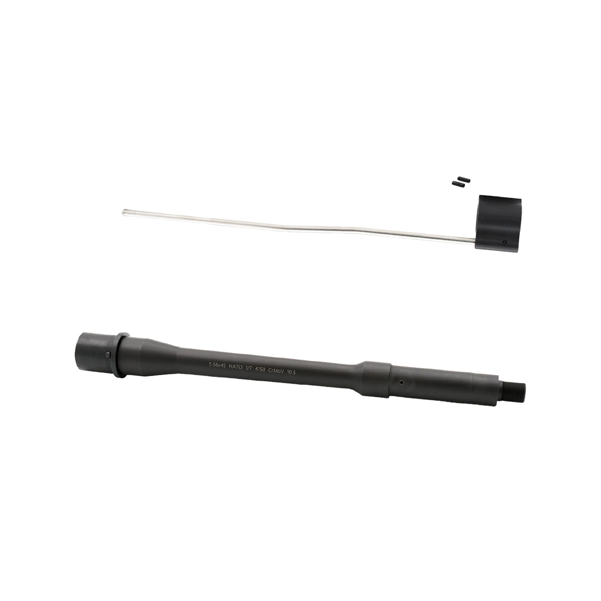 AT3 Barrel Builder Kit – 10.5″ 5.56 NATO Government Profile Carbine Length Barrel, Gas Block & Gas Tube