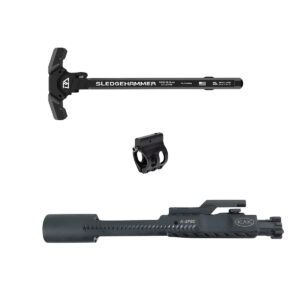 AT3 AR-15 Gas Management Kit - Breek Sledgehammer / K-SPEC 5.56 Downward Vent BCG / Wojtek Arkto Click Adjustable Gas Block