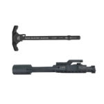 AT3 AR-15 Left Gas Management BCG & CH Kit - Breek Arms Sledgehammer OMNI-Buster / K-SPEC 5.56 Downward Vent BCG