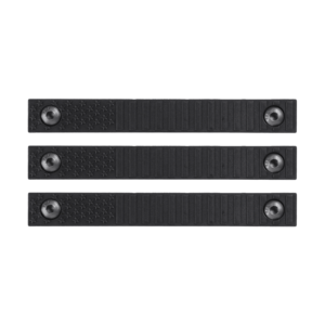 AT3 M-LOK Rail Covers - 3-Pack - Flag - Black