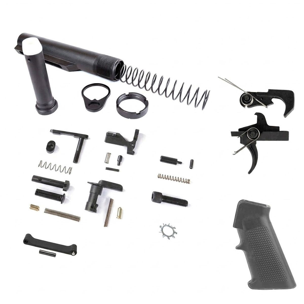 AT3 Tactical MIL-SPEC AR-15 Lower Build Kit - No Stock