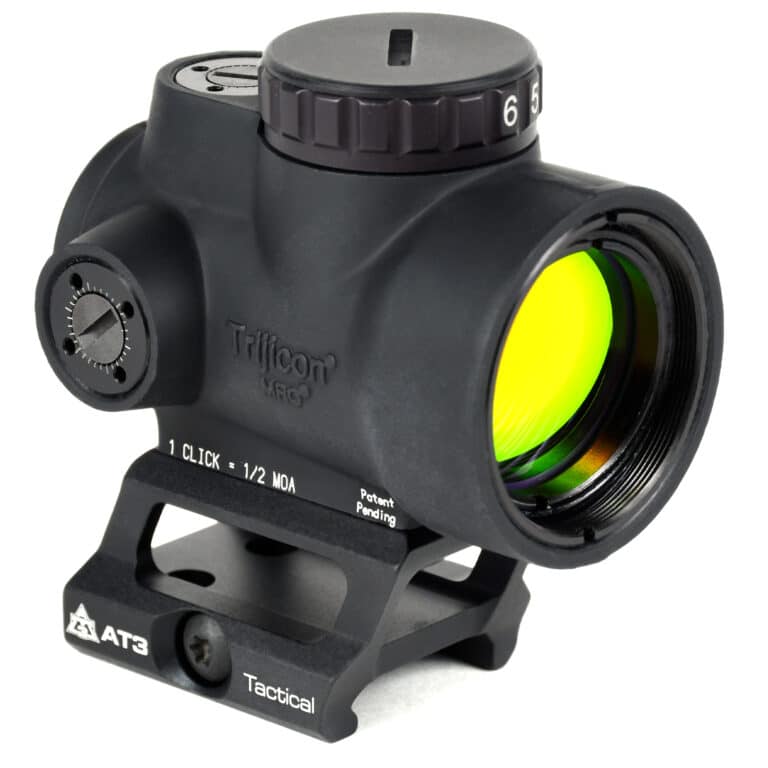 Absolute cowitness riser mount seamlessly raises and pushes the optic forward