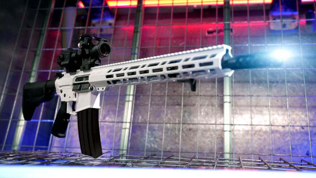 White Cerakote AT3™ M-LOK Receiver Set | BLEMISHED