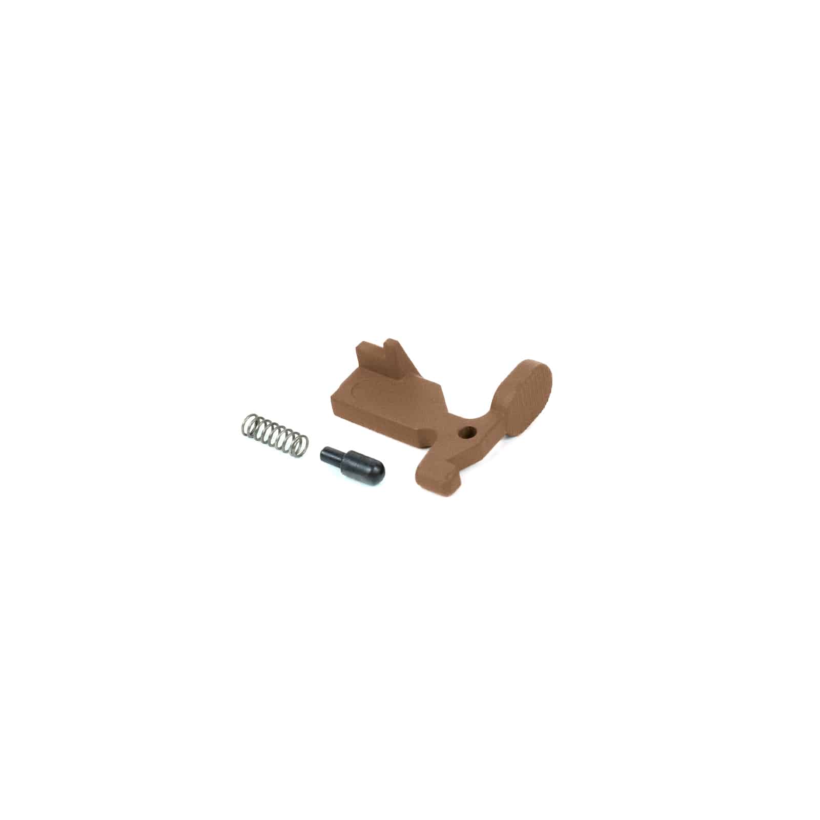 Unknown AT3 Tactical AR-15 Bolt Catch Assembly with Spring, Plunger, and Roll Pin - Burnt Bronze (Color: Burnt Bronze)