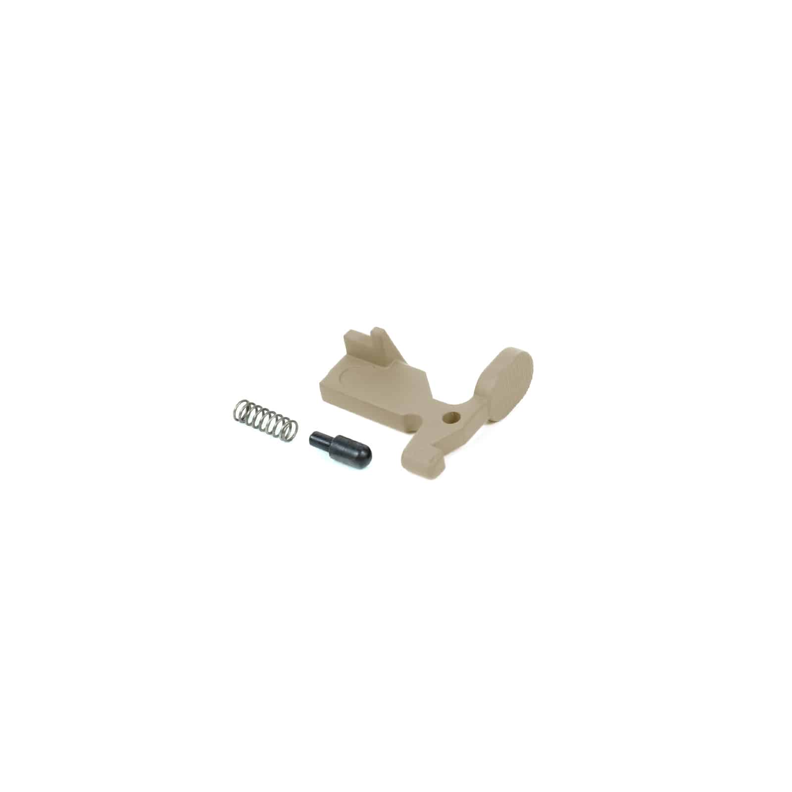 Unknown AT3 Tactical AR-15 Bolt Catch Assembly with Spring, Plunger, and Roll Pin - Flat Dark Earth (Color: Flat Dark Earth)