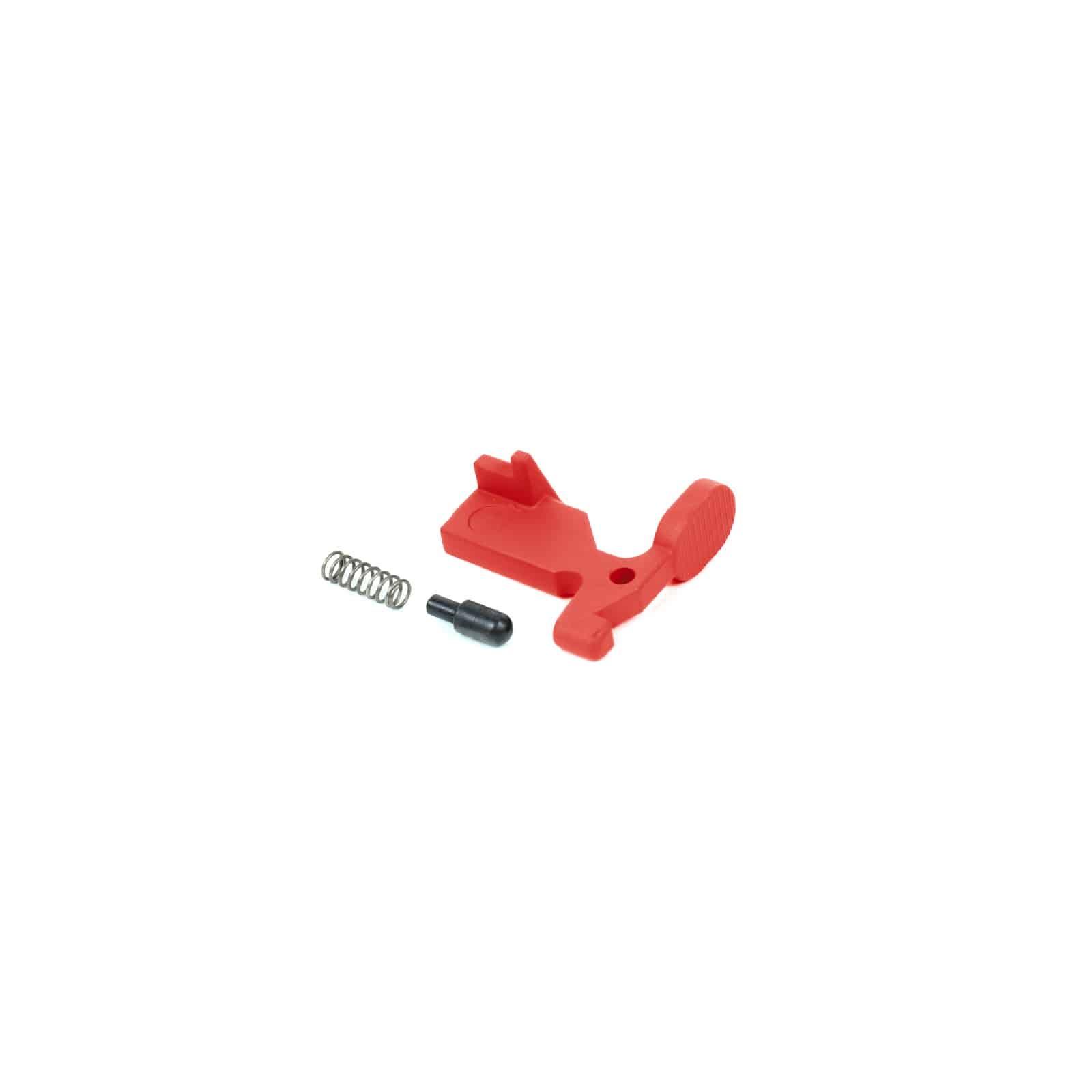 Unknown AT3 Tactical AR-15 Bolt Catch Assembly with Spring, Plunger, and Roll Pin - Red (Color: Red)