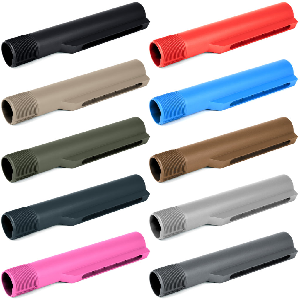AT3™ Mil Spec AR-15 Buffer Tube - 9 Colors Available