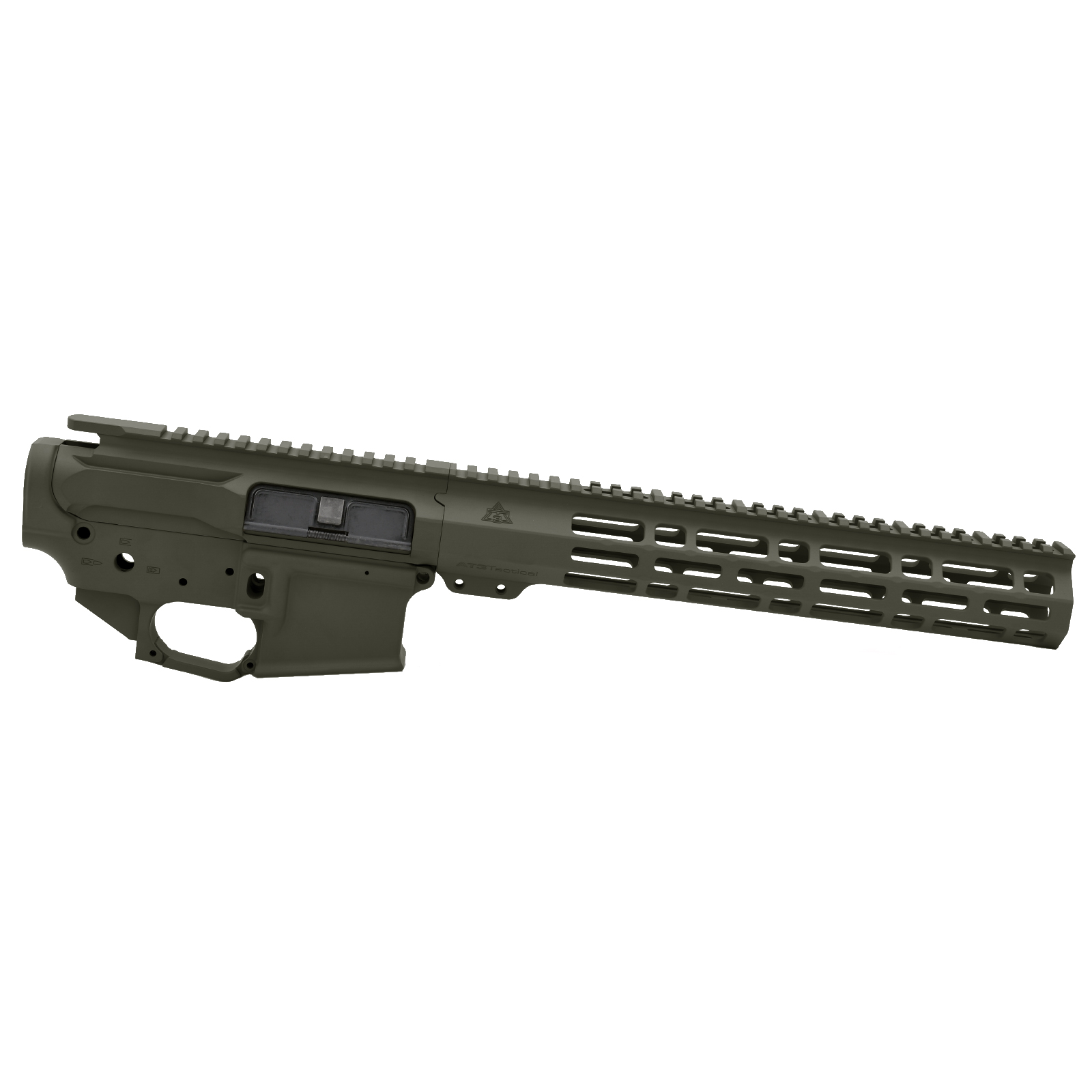 Unknown AT3(TM) AT-15 M-LOK Builder Set - Anodized and Cerakote - OD Green, 12 Inch (Color: OD Green, Length: 12 Inch)