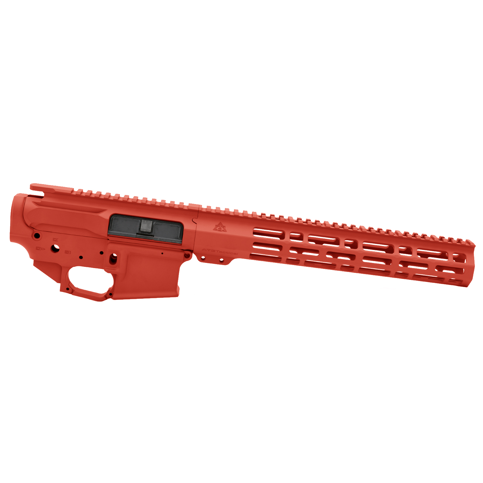 Unknown AT3(TM) AT-15 M-LOK Builder Set - Anodized and Cerakote - Red, 12 Inch (Color: Red, Length: 12 Inch)
