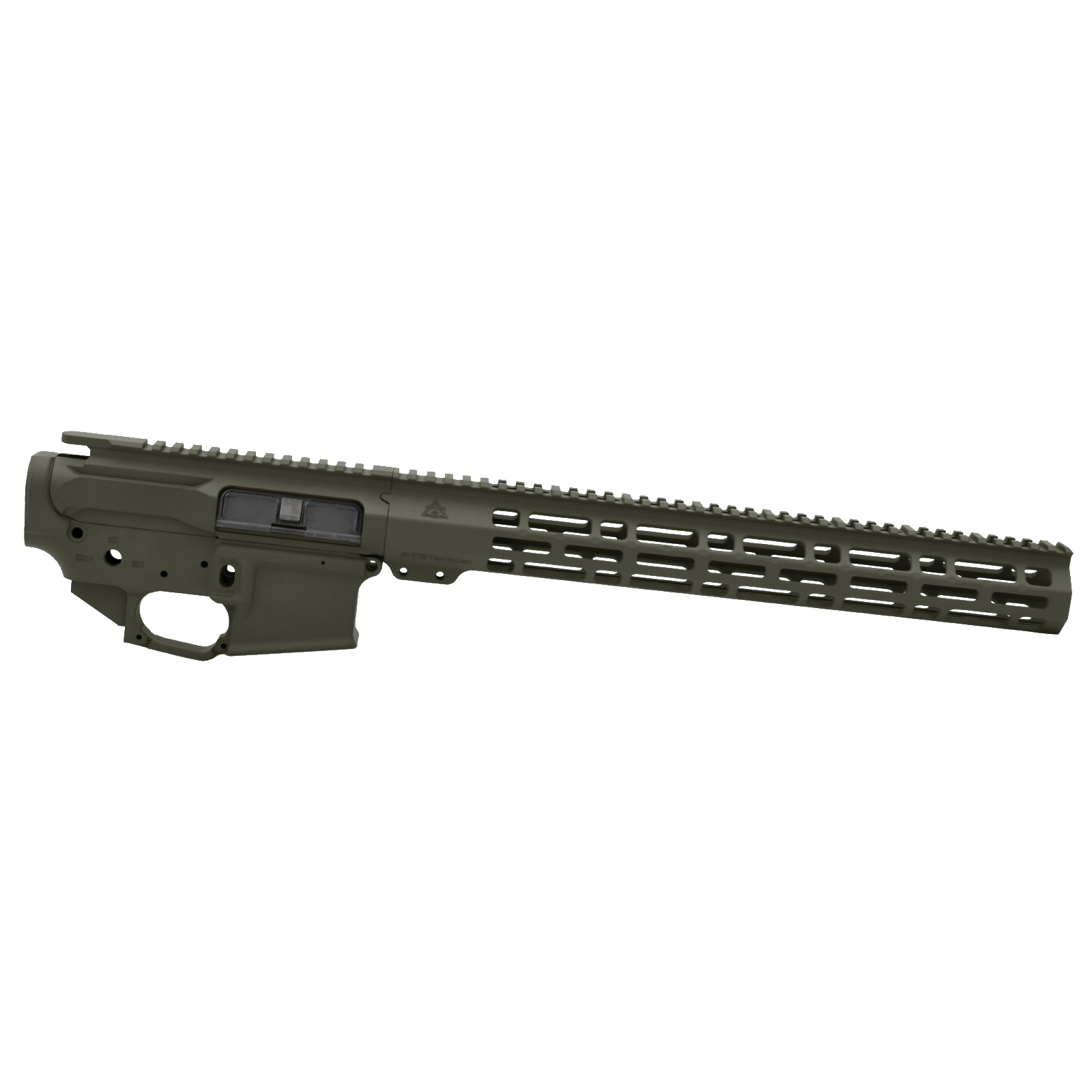 Unknown AT3(TM) AT-15 M-LOK Builder Set - Anodized and Cerakote - OD Green, 15 Inch (Color: OD Green, Length: 15 Inch)