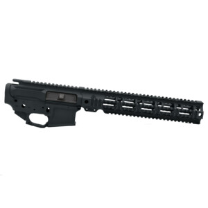 AT3 Tactical AT-15 Quad Rail Builder Set - Upper, Lower, and Handguard - 12 Inch - Black