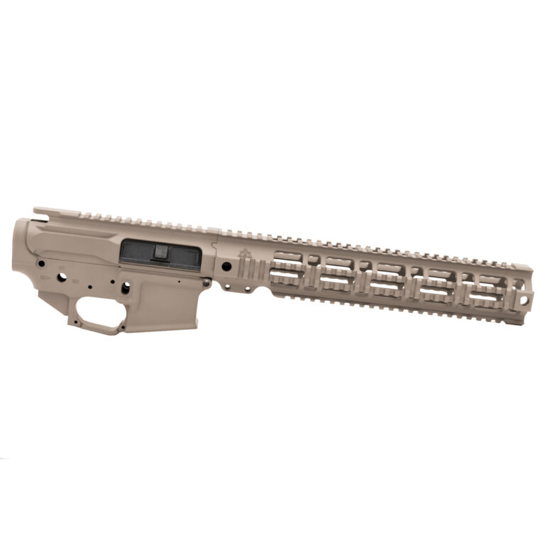 AT3 Tactical AT-15 Quad Rail Builder Set - Upper, Lower, and Handguard - 12 Inch - Flat Dark Earth
