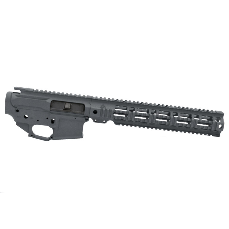 AT3 Tactical AT-15 Quad Rail Builder Set - Upper, Lower, and Handguard - 12 Inch - Tungsten