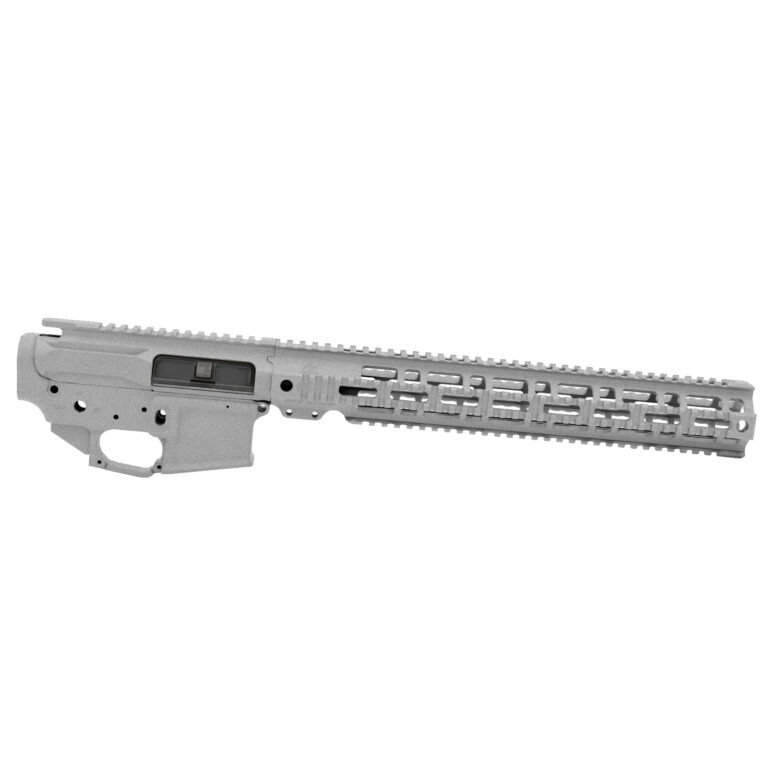 AT3 Tactical AT-15 Quad Rail Builder Set - Upper, Lower, and Handguard - 15 Inch - Titanium