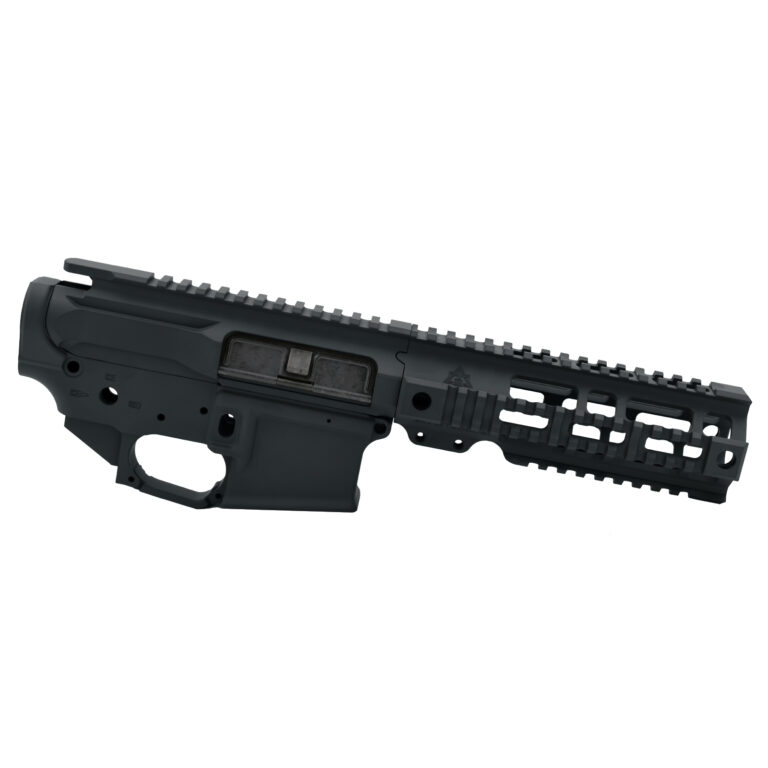 AT3 Tactical AT-15 Quad Rail Builder Set - Upper, Lower, and Handguard - 7 Inch - Black