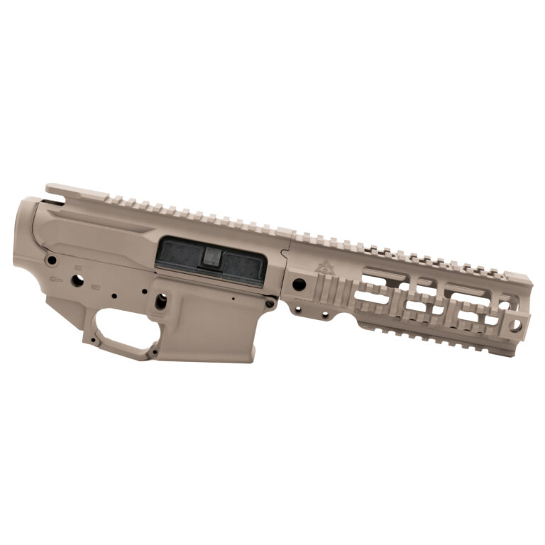 AT3 Tactical AT-15 Quad Rail Builder Set - Upper, Lower, and Handguard - 7 Inch - Flat Dark Earth