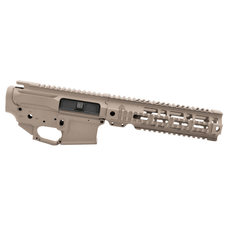 AT3 Tactical AT-15 Quad Rail Builder Set - Upper, Lower, and Handguard - 9 Inch - Flat Dark Earth