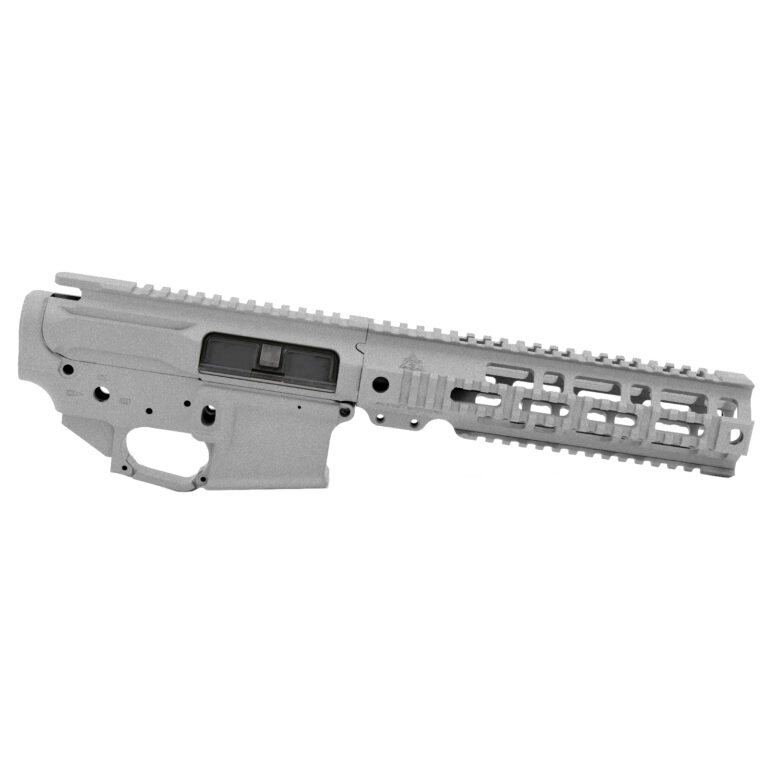 AT3 Tactical AT-15 Quad Rail Builder Set - Upper, Lower, and Handguard - 9 Inch - Titanium