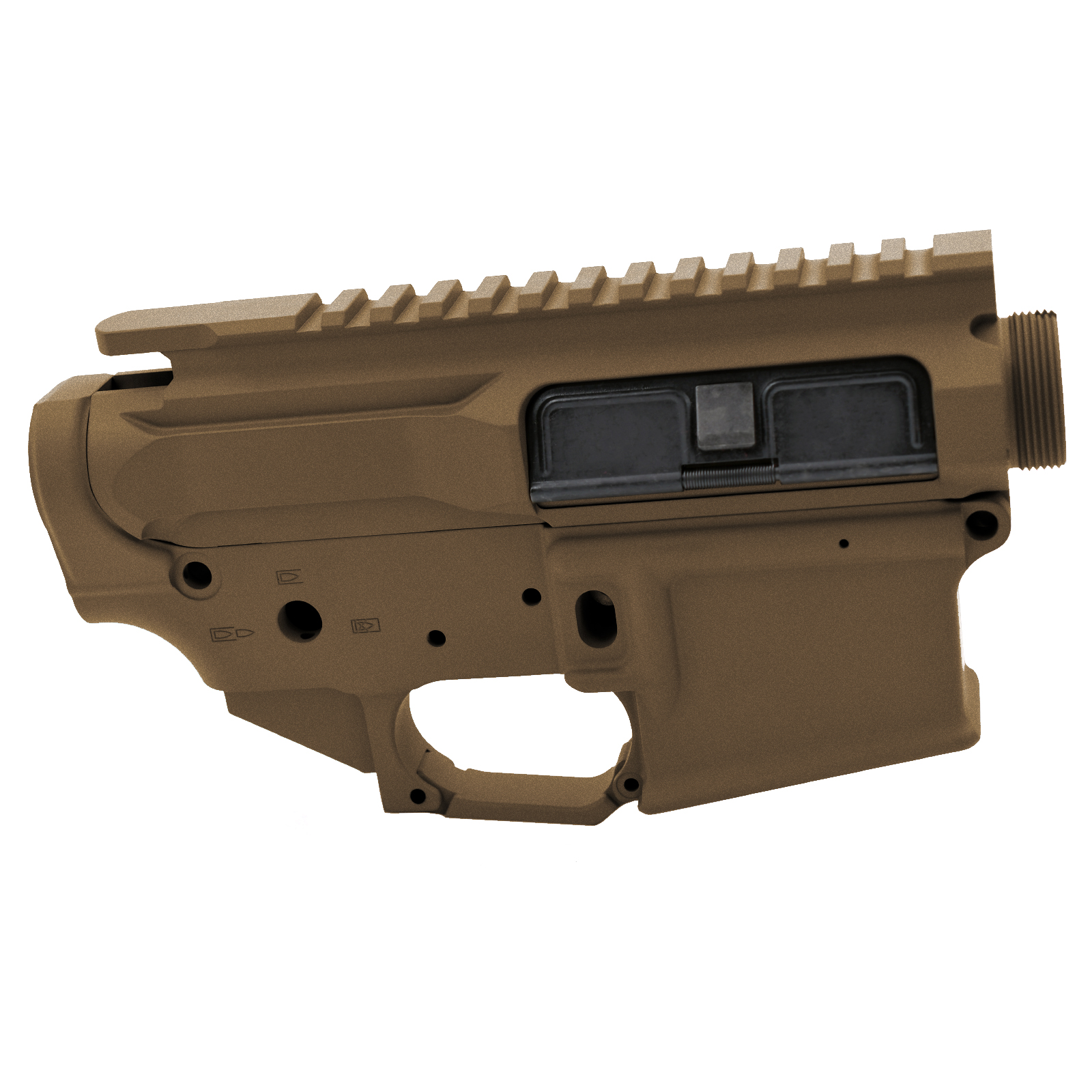 Unknown AT3(TM) AT-15 Lower and Upper Receiver Set - Anodized and Cerakote - Burnt Bronze (Color: Burnt Bronze)