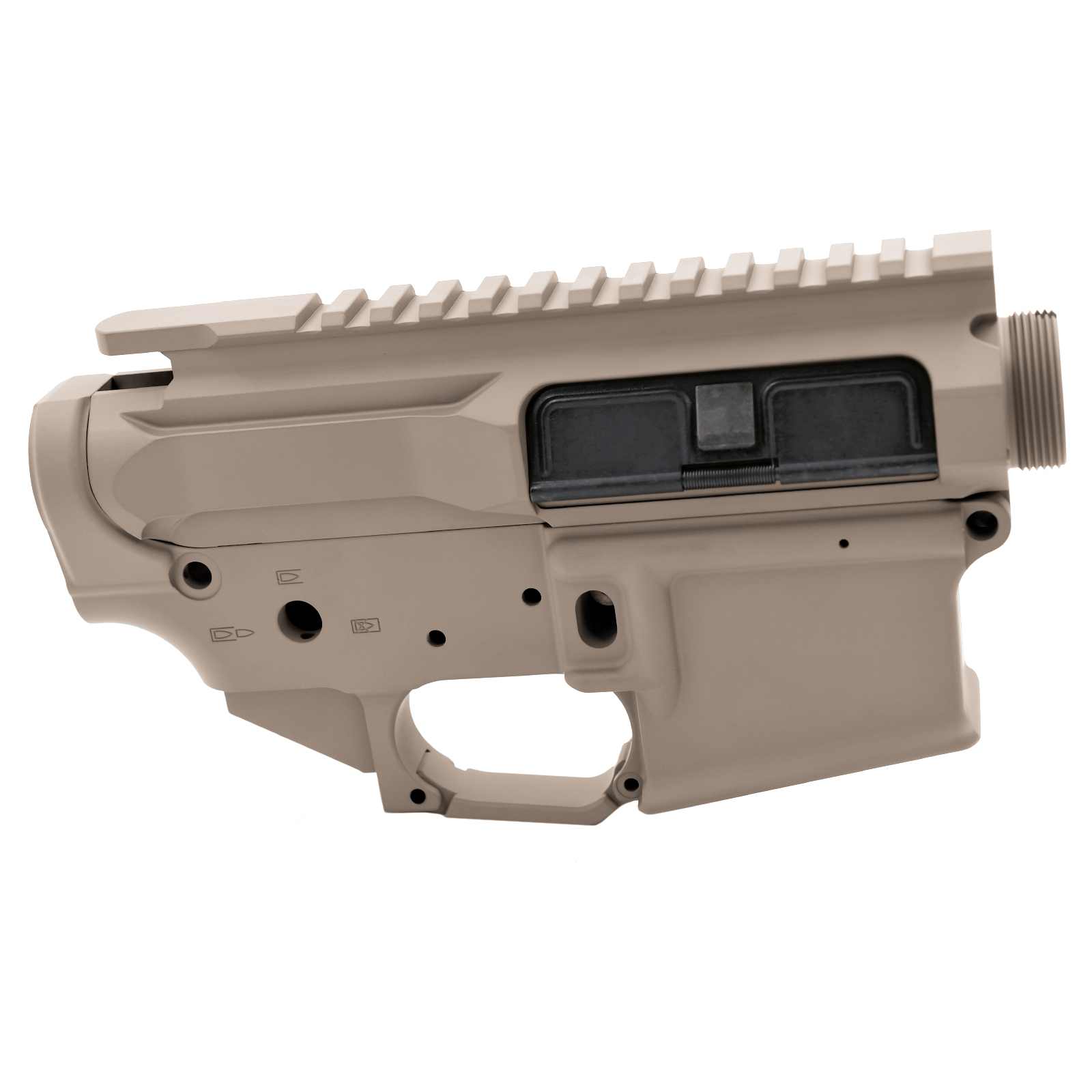 Unknown AT3(TM) AT-15 Lower and Upper Receiver Set - Anodized and Cerakote - Flat Dark Earth (Color: Flat Dark Earth)