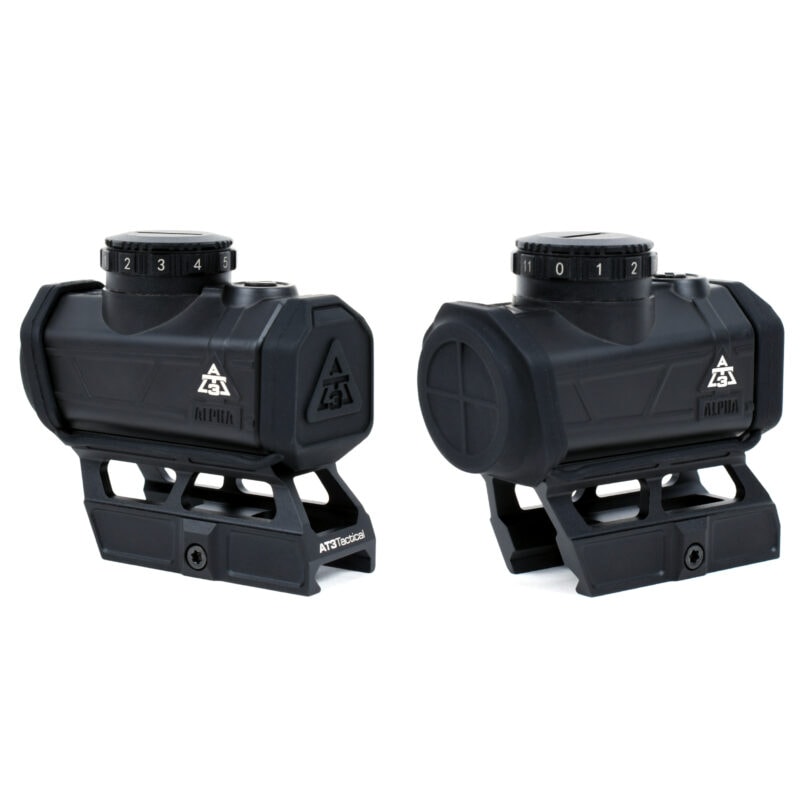 Shake Awake Green Dot Sight | AT3 Alpha Red Dot + Riser Mount