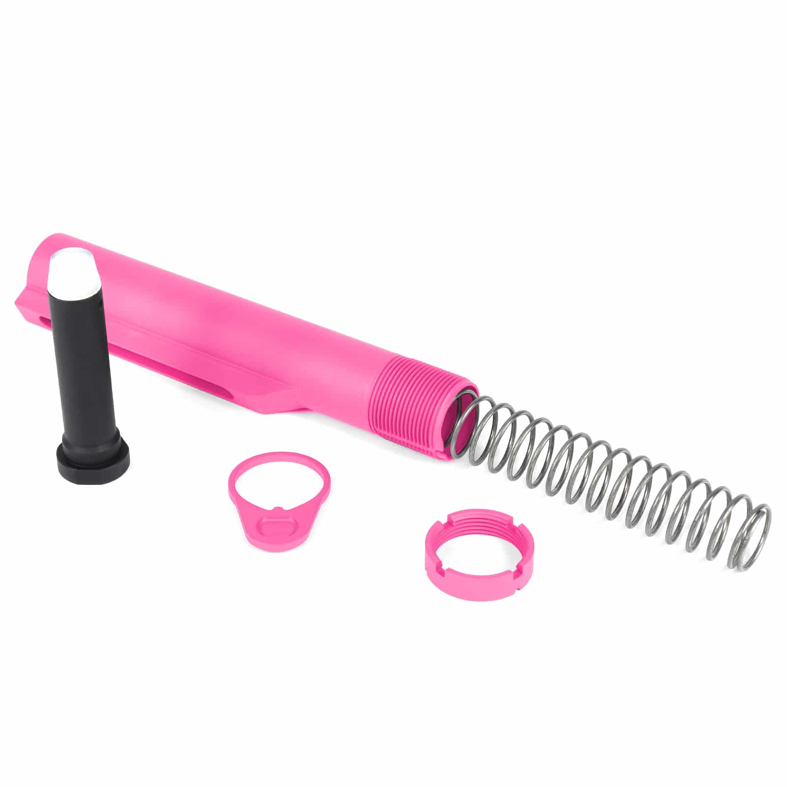 Unknown AT3(TM) Mil Spec Buffer Tube Kit For AR-15 - 9 Colors Available - Pink (Color: Pink)