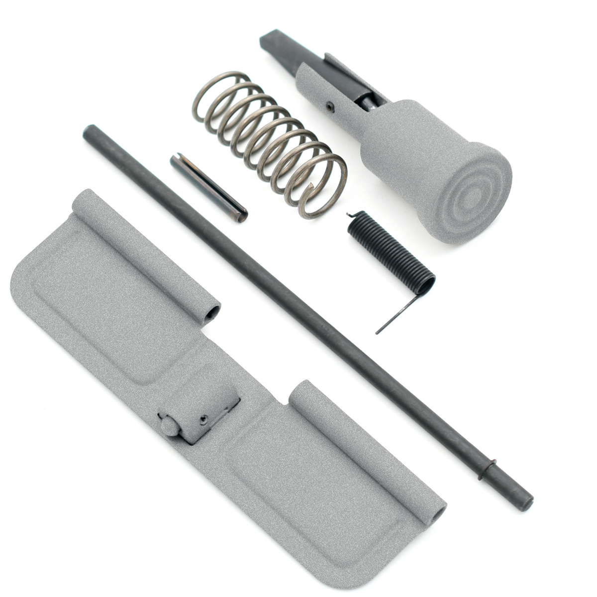 Unknown AT3 Tactical(TM) Complete AR-15 Upper Parts Kit - Forward Assist & Dust Cover - Titanium (Color: Titanium)