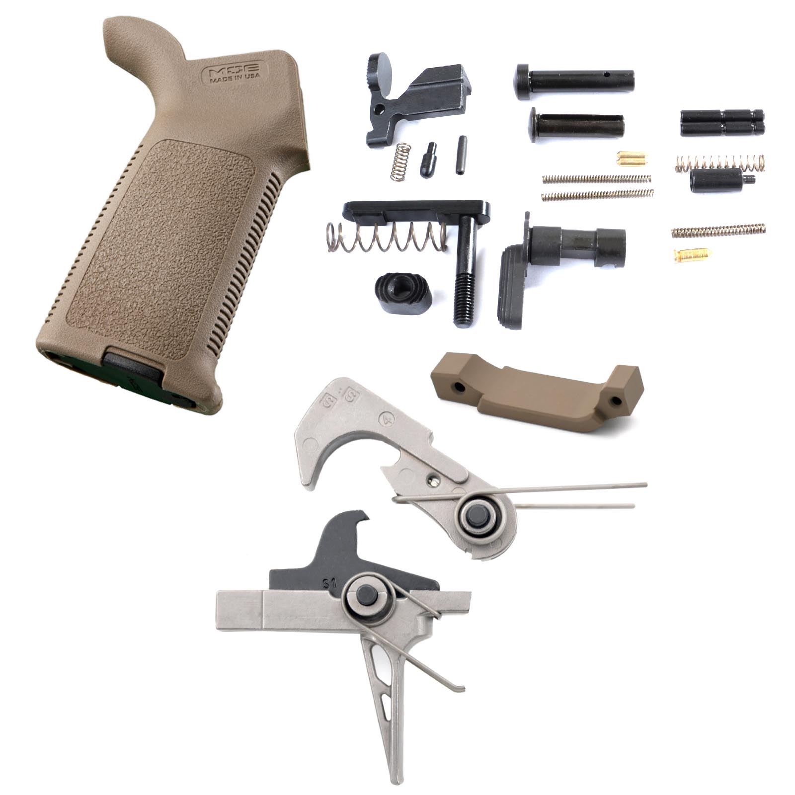 AT3 Enhanced LPKwith Nickel Teflon Trigger and Magpul Grip