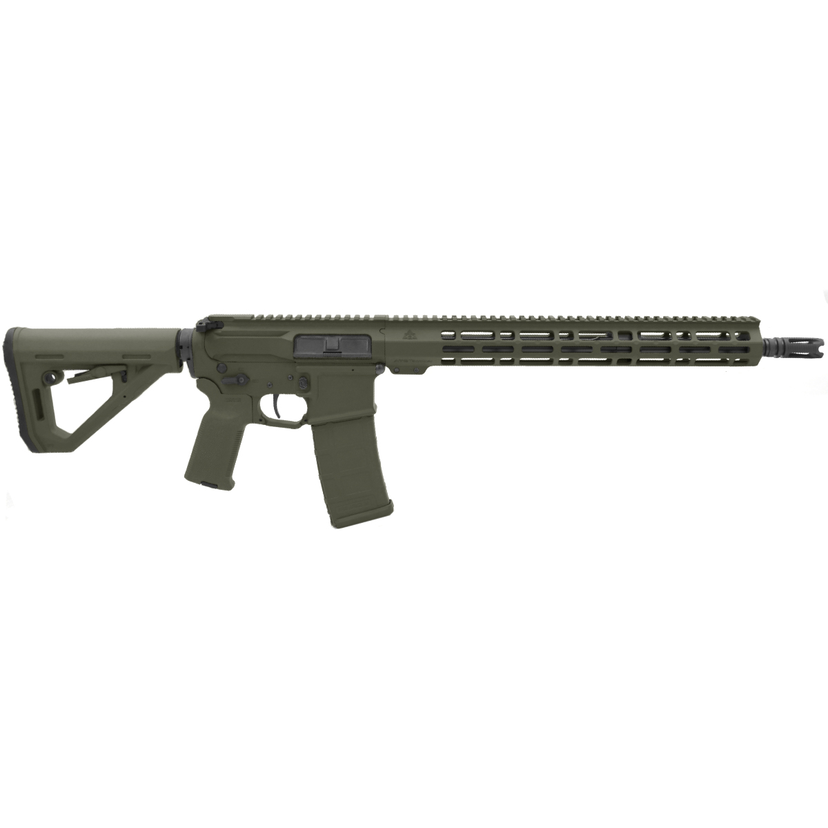 Unknown AT3(TM) AT-15 FLATLINE Rifle 16 Inch .300 BLK - 15 Inch M-LOK Handguard - OD Green (Color: OD Green)
