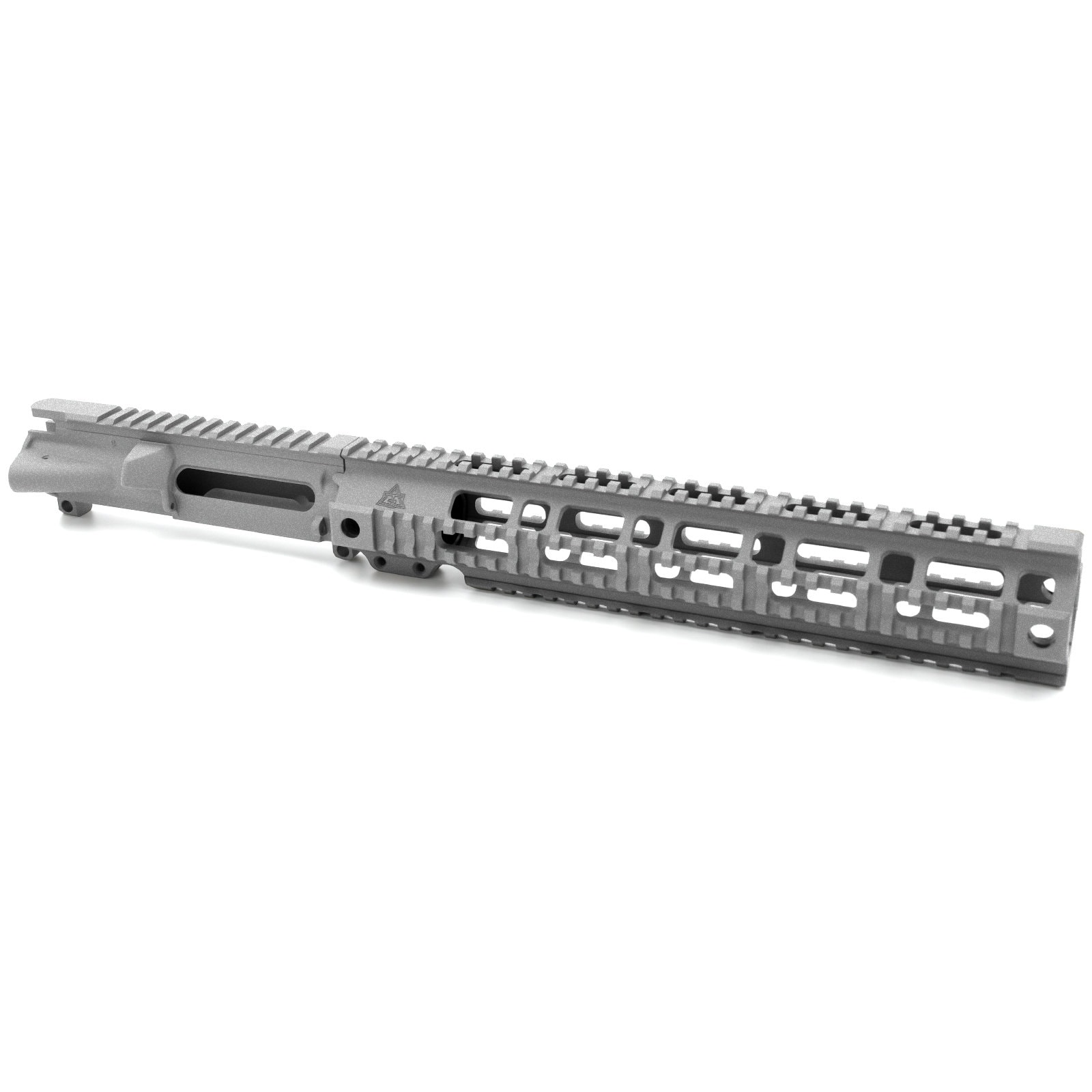 Unknown AT3(TM) Forged AR-15 Upper Receiver and Pro Quad Rail Combo - Titanium, 12.5 inch (Color: Titanium, Length: 12.5 inch)