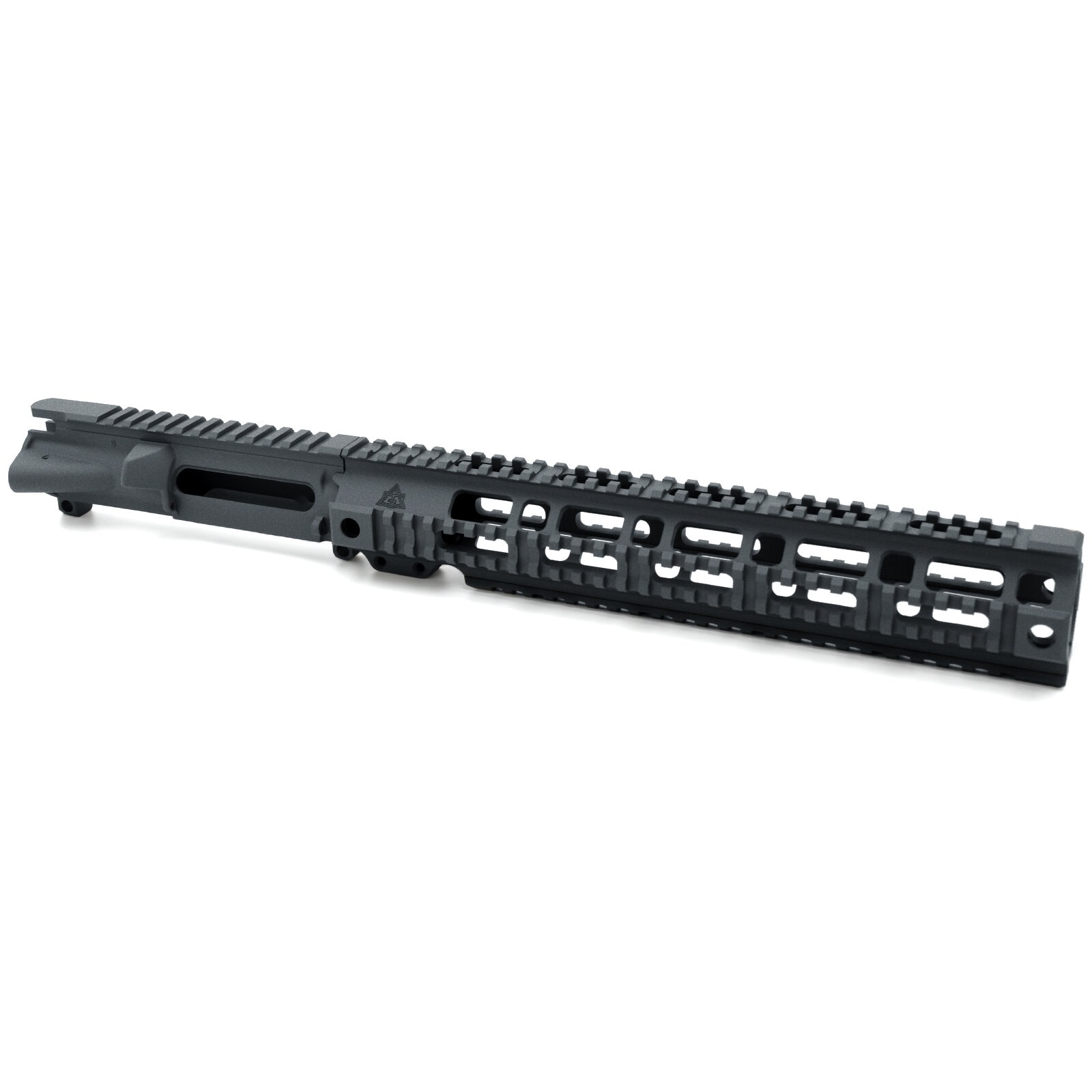Unknown AT3(TM) Forged AR-15 Upper Receiver and Pro Quad Rail Combo - Tungsten, 12.5 inch (Color: Tungsten, Length: 12.5 inch)