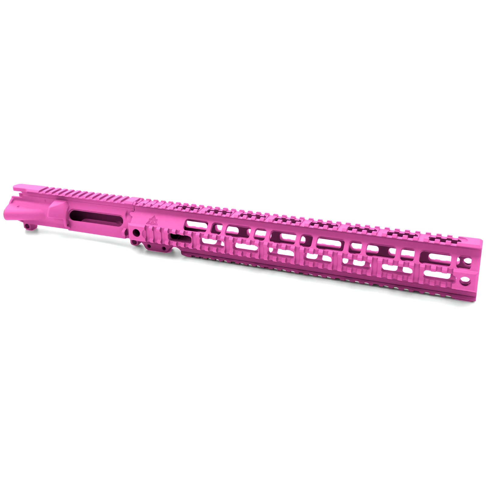 Unknown AT3(TM) Forged AR-15 Upper Receiver and Pro Quad Rail Combo - Pink, 15 Inch (Color: Pink, Length: 15 Inch)