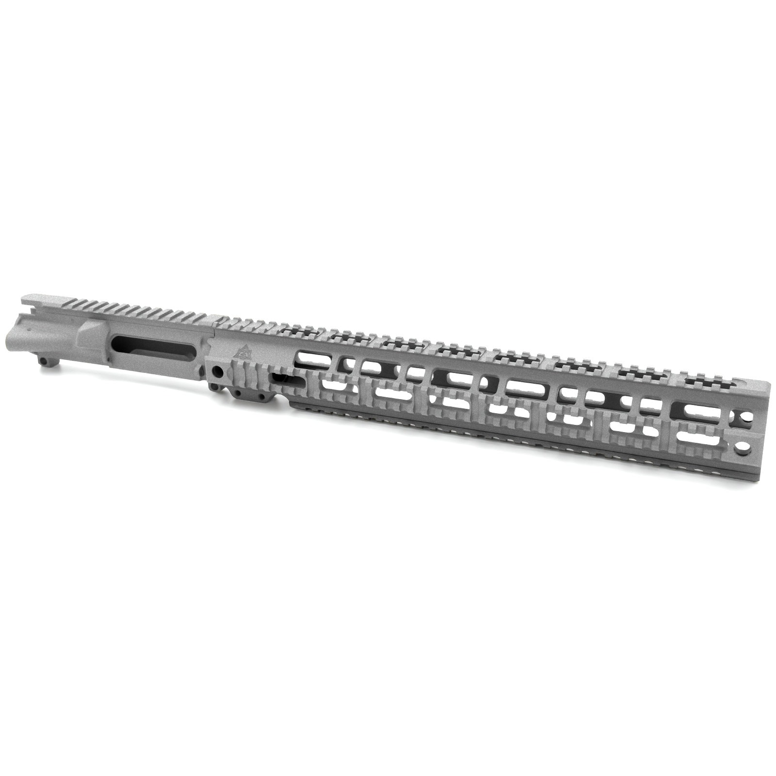 Unknown AT3(TM) Forged AR-15 Upper Receiver and Pro Quad Rail Combo - Titanium, 15 Inch (Color: Titanium, Length: 15 Inch)